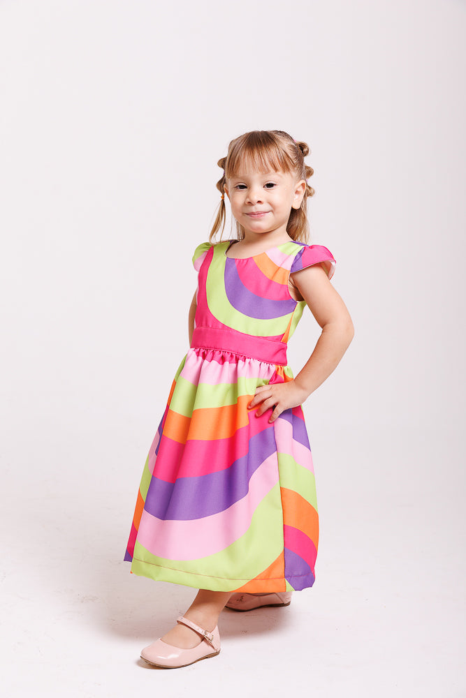 Vestido Giovanna Neon