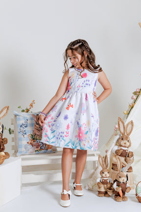 Vestido Giovanna Flores do Campo