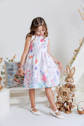 Vestido Giovanna Flores do Campo