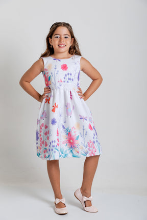 Vestido Giovanna Flores do Campo