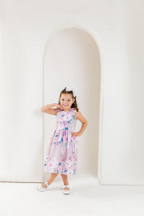 Vestido Giovanna Floral Rosa