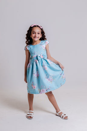 Vestido Giovanna Verde Água