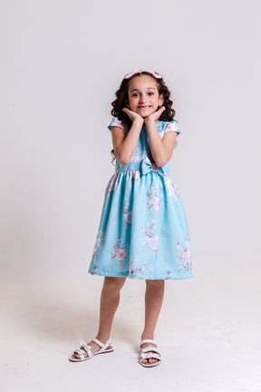 Vestido Giovanna Verde Água