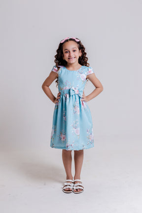 Vestido Giovanna Verde Água